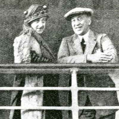 Couperus en Elisabeth op de boot